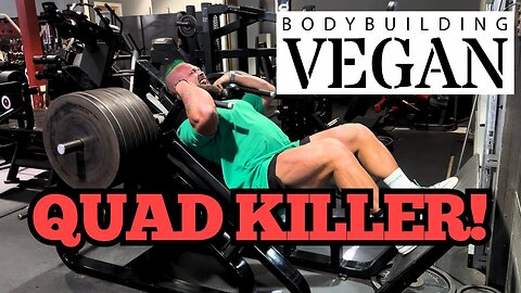 Hack Squats! Better than Barbell Squats? My Quads Say YES!! | TheBodyBuildingVegan