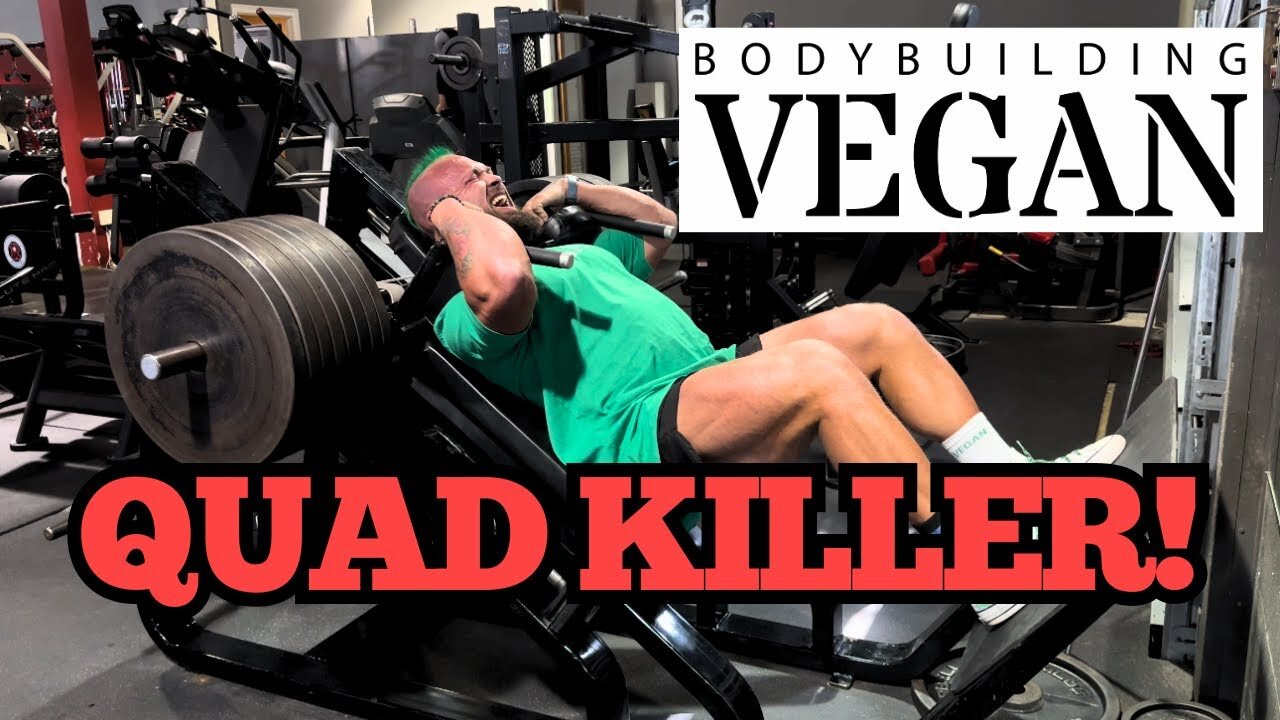 Hack Squats! Better than Barbell Squats? My Quads Say YES!! | TheBodyBuildingVegan