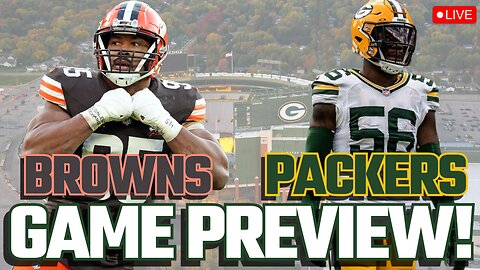 Packers Total Access LIVE! Packers vs Browns NFL Preview!