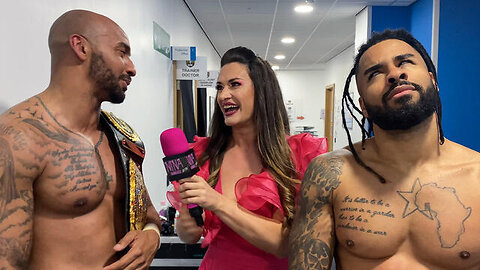 Nina Samuels tries to party with new NXT UK Tag Team Champions: June 2, 2022 @wwefree ​