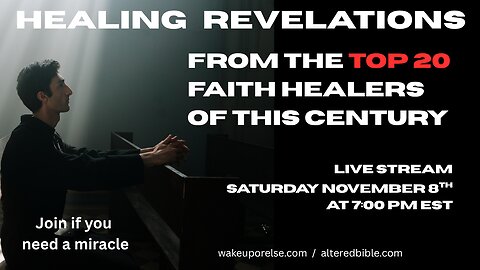Healing revelations from the top 20 faith healers of this century