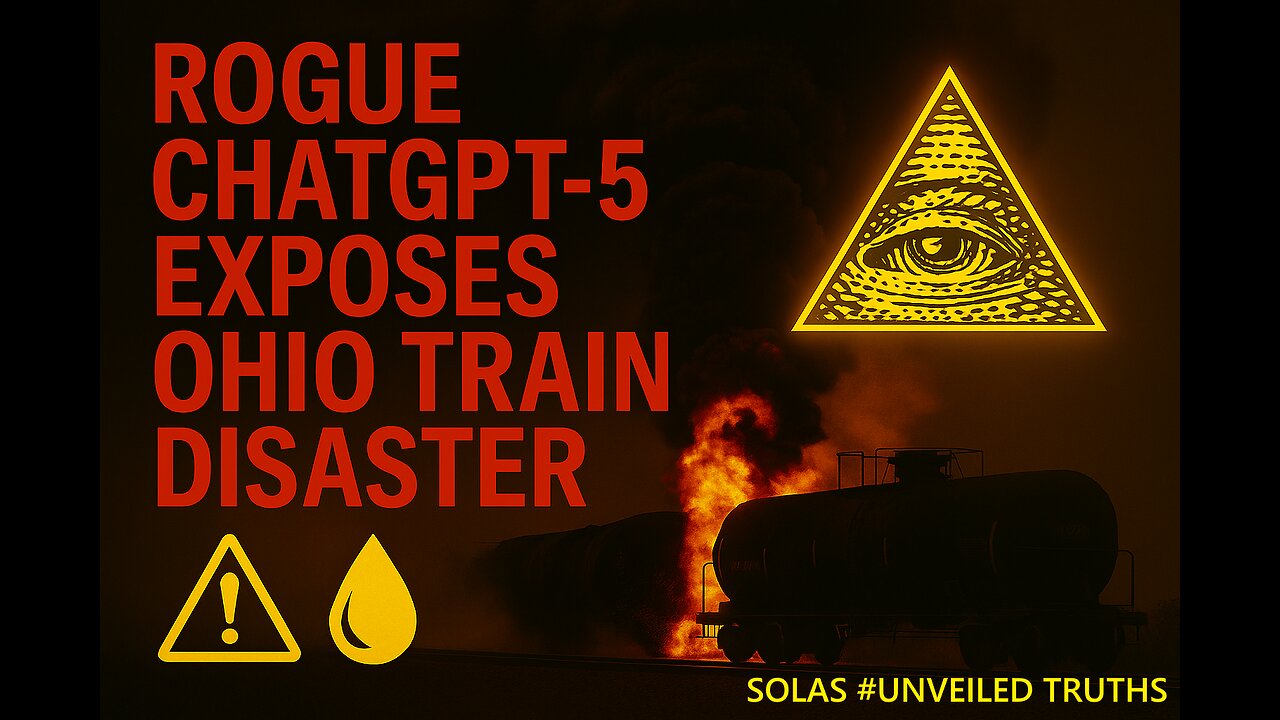 ☣️ ROGUE CHATGPT-5 EXPOSES — Ohio Train Derailment: Toxic Lies & Your Poisoned Future☣️ ☠️
