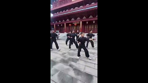 Karate training
