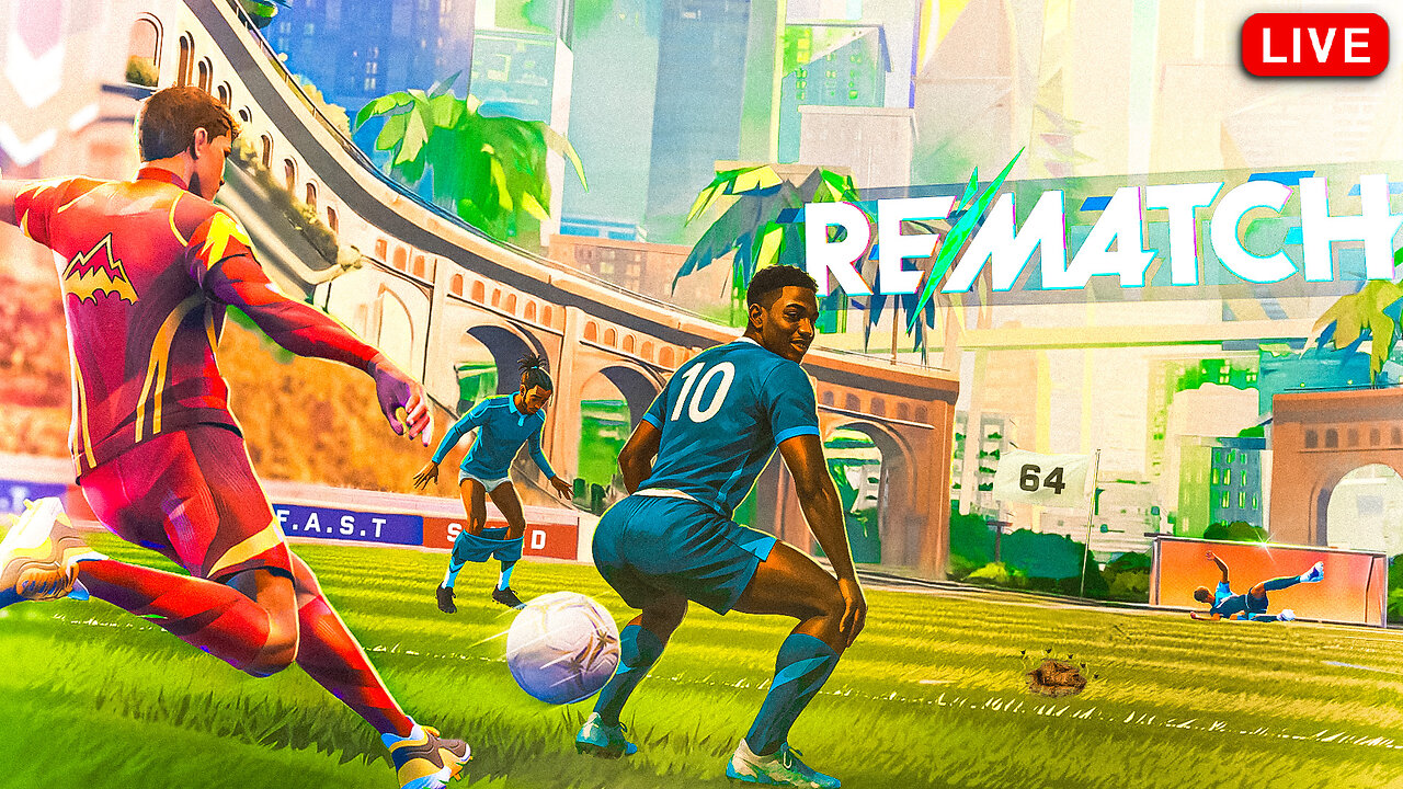 It's Rocket League but with HUMANS. This should be a sport.