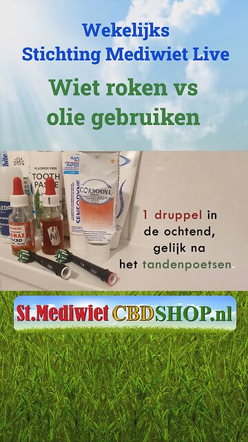 Wiet roken vs olie gebruiken