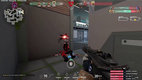 When you push and win the round in Valorant