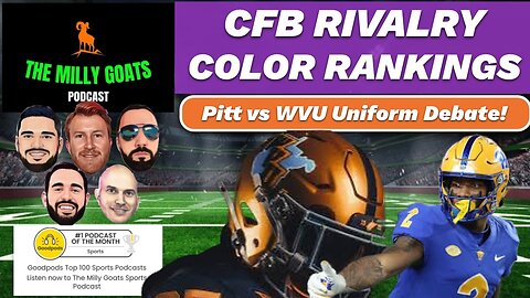 College Football Rivalries: Pitt vs WVU Jerseys