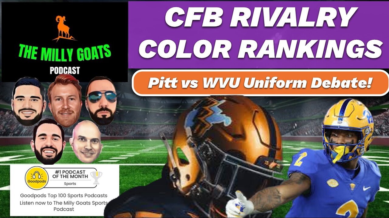 College Football Rivalries: Pitt vs WVU Jerseys