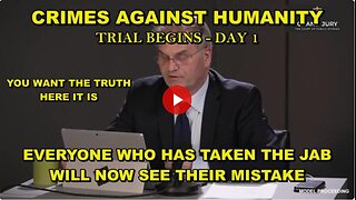 From The Hague. International Trials Day One -Crimes Against Humanity