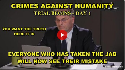 From The Hague. International Trials Day One -Crimes Against Humanity