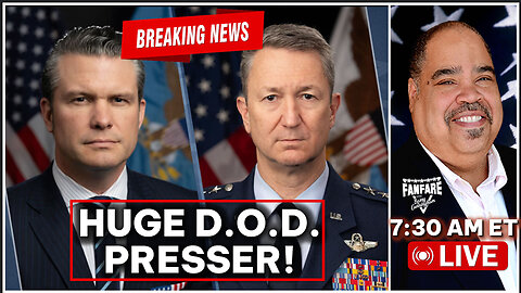 BREAKING NEWS: D.O.D. PRESS CONFERENCE WITH PETE HEGSETH AND GENERAL CAINE!