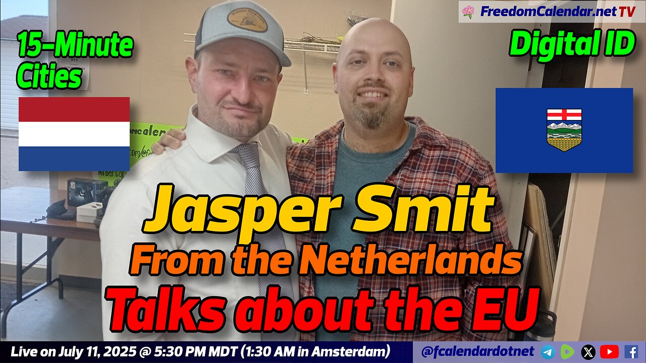FreedomCalendar.net TV #03B: Jasper Smit talks about the EU