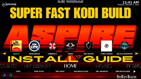 Super Fast Aspire Kodi Build