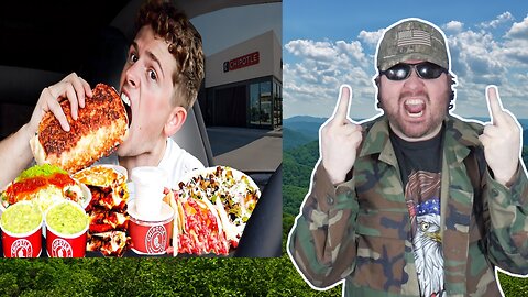 Eating Chipotle's Biggest Burrito On The Menu! (Tommy Winkler) - Reaction! (BBT)