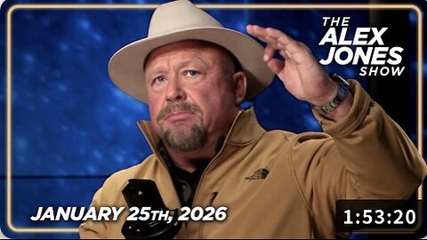 1 25 26 ALEX JONES SHOW Democrat Senators Now Claiming Trump Plans To Cancel 2026 Election