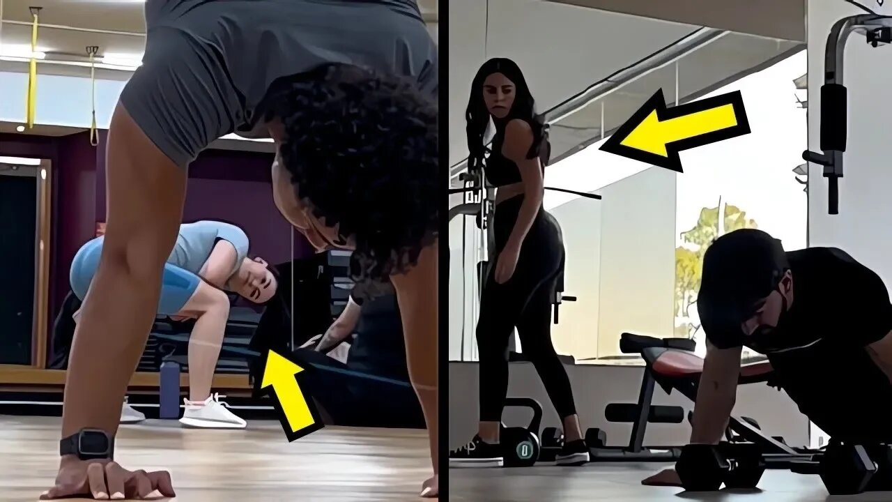 đŸ”¥Scaring People in The Gym With Calisthenics #3