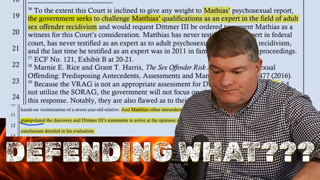 Dr John DEFENDS a P*do with "Misunderstood or Manipulated" Conclusions