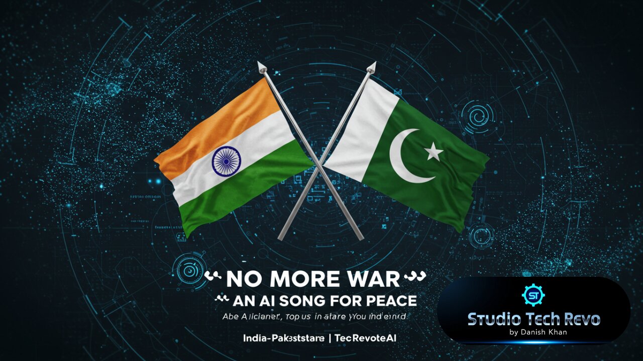 No More War: A Heartfelt AI Song for Peace 🇵🇰🤝🇮🇳 | India Pakistan Tribute | TechRevoAI