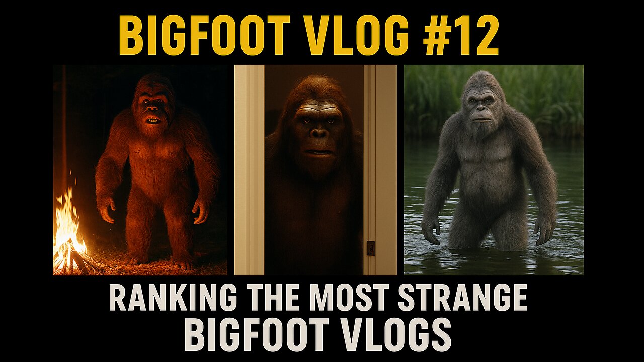 Top 5 Weirdest Bigfoot Vlogs EVER 🐾 vlog 12