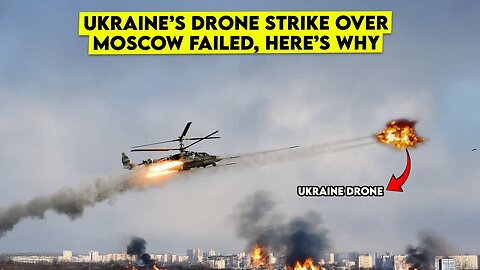 Kyiv in Flames, Ukrainian Drones Shot Down Over Moscow