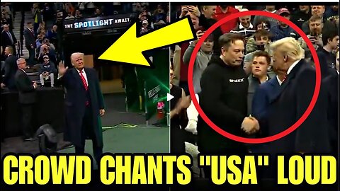 Crowd Goes Wild When Trump And Elon Musk Walkout, Surprising Everyone At Ncaa Championship.