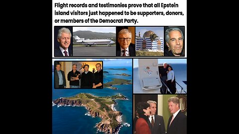 Every Epstein island visitor just happened to be a supporter, donor, or member of the Democrat Party