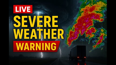LIVE: Tonight’s Severe Weather Tracker for Truckers 🚛🌩
