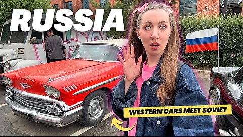 Russian Girl Shocked by Capitalist Cars in MOSCOW! 🇷🇺 | Russia Vlog