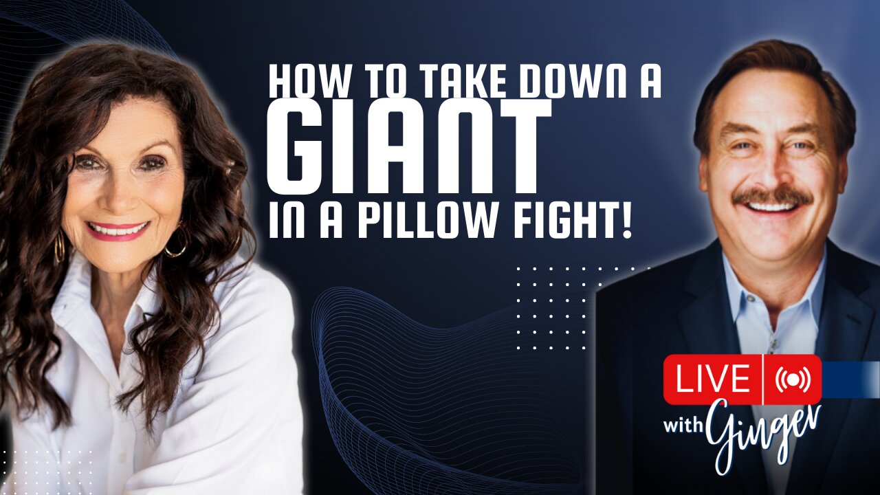 How to Take Down a Giant in a Pillow Fight! |LIVE with GINGER with Special Guest MIKE LINDELL