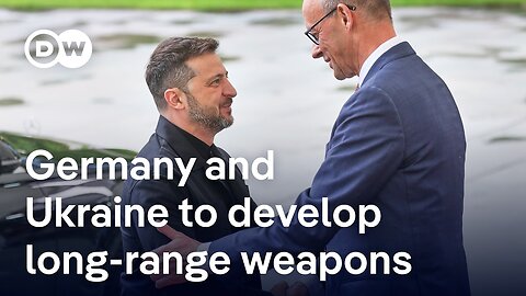 German Chancellor Merz announces 'new form of military-industrial cooperation' with Ukraine |DW News