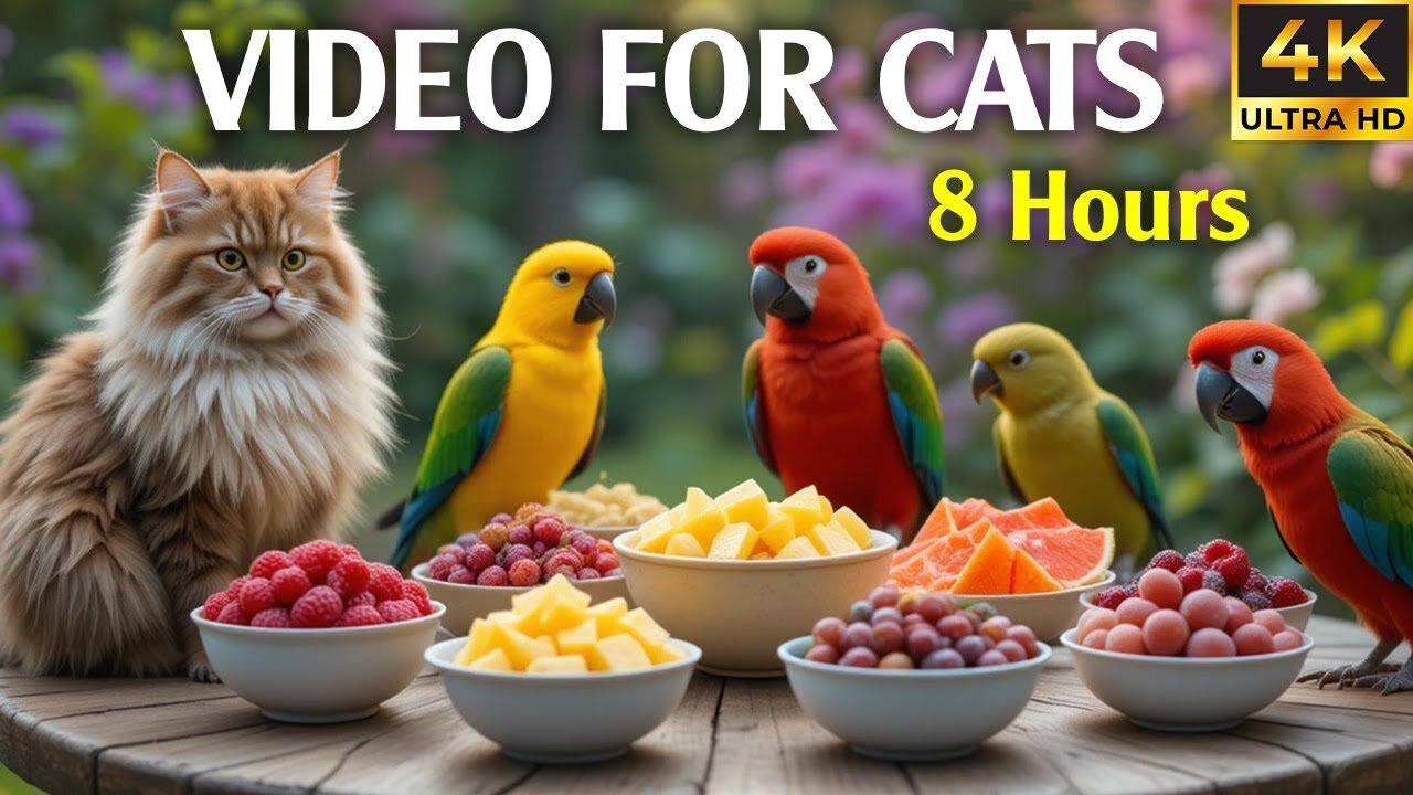 Funny Reactions to Video for Cats to Watch Bird — Try Not to Laugh! - CatTV Central