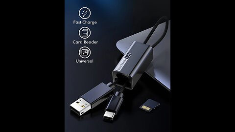 Never Suffer with Full Memory or Low Battery Headache with 2-in-1 Card Reader Type-C Cable