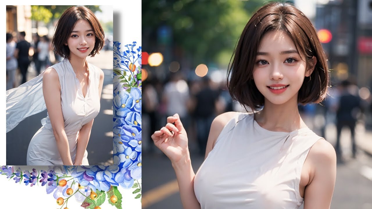 4K AI Lookbook Model
