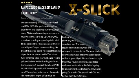 XSLICK BCG Testimonial! Proudly made in the USA.