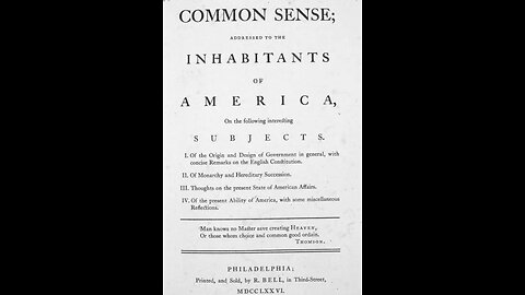 Common Sense by Thomas Paine | Audiobook with Text