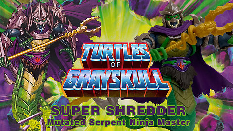Super Shredder - Turtles of Grayskull - Unboxing & Review