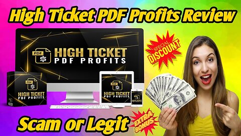 High Ticket PDF Profits Review: Legit App? Truth Exposed & Honest Testing!