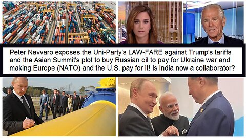 Peter Navarro exposes trade and oil plots against Trump - Sept. 1, 2025