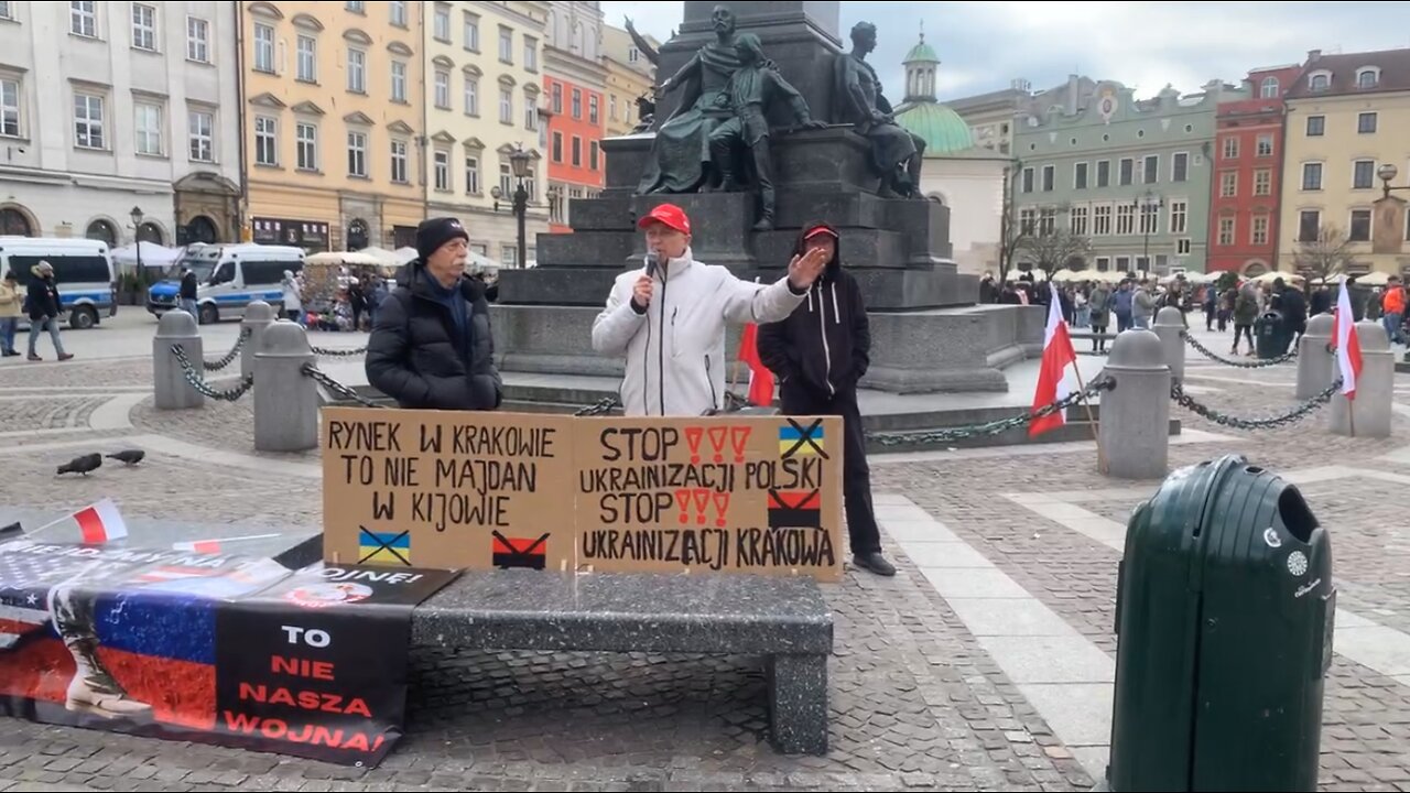 Stała ekipa pilnuje polskości Rynku Krakowskiego. To nie nasza wojna❗️