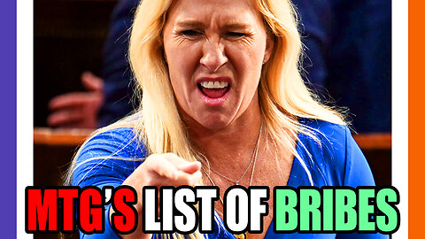 Shortlist of Marjorie Taylor Greene's Bribes 🦏🚨🤑