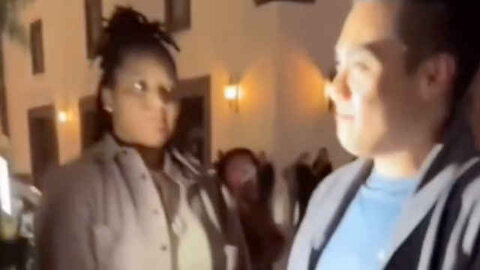 Dumb Libs Chase Black & Asian TSA Agents Out Thinking They are ICE