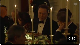 Elon Musk attends the White House dinner for Saudi Crown Prince and is seated next to Pfizer CEO Albert Bourla