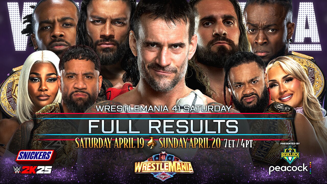 WWE WrestleMania 41 Saturday Full Results | Bevelock