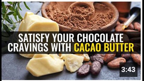 "Indulge Your Chocolate Cravings with Cacao Butter"
