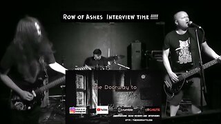 Row of Ashes interview with Clint of The Doorway to Magazine July 3rd 2025