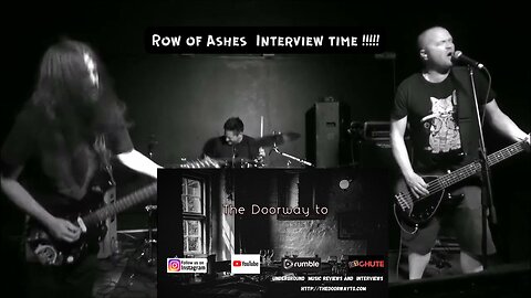 Row of Ashes interview with Clint of The Doorway to Magazine July 3rd 2025