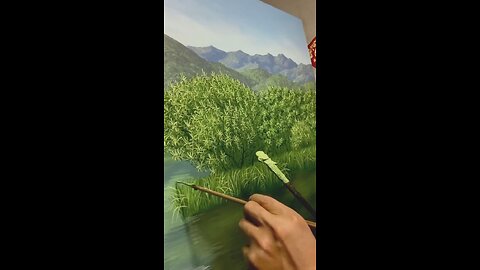 He Paints Peace. Watch and Feel It.
