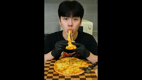 sweet potato kimchi pizza