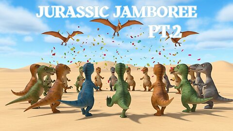Jurassic Jamboree Pt.2 | Fun Kids Dinosaur Song About the Jurassic Period