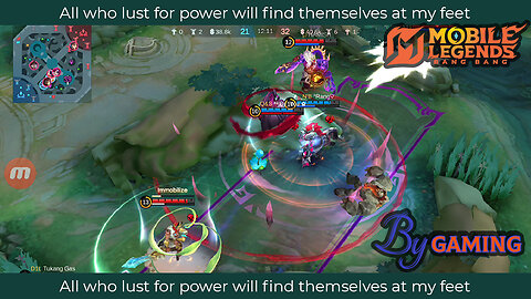 All who lust for power will find themselves at my feet